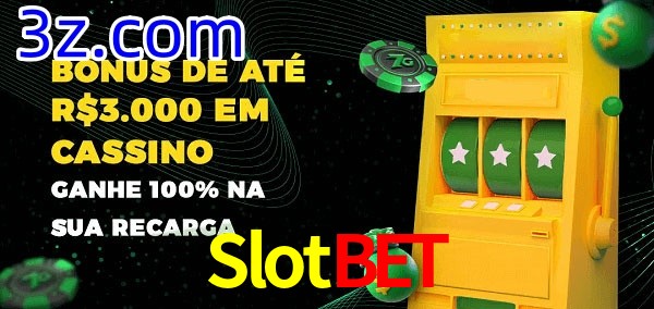 Slotbet melhor bônus de depósito