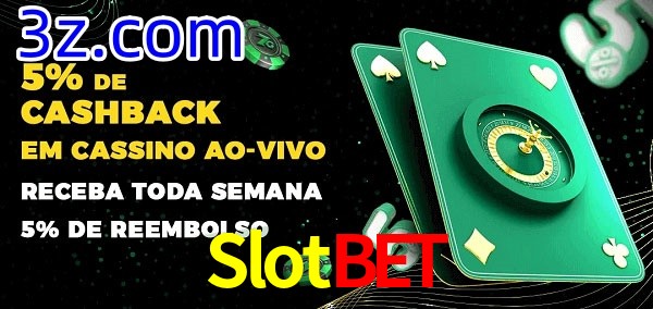 Promoções do cassino ao Vivo Slotbet